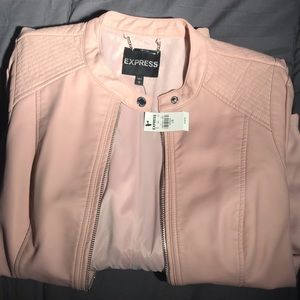 Pink Leather Jacket